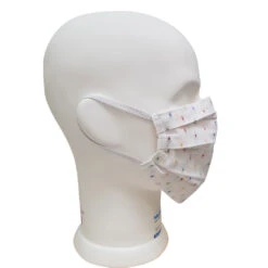 3x FMT Mund-Nasen-Maske Textil, Weiß/gepunktet, Waschbar 60°, 3-lagig, Öko-Tex, Mit Eingearbeitetem Vlies (65% Baumwolle, 35% Polyester) Mehrfach-Maske, Mit Gummiband, Marvitamed Handgel 80ml, Feuchttücher Gratis 12 3x FMT Mund-Nasen-Maske Textil, Weiß/gepunktet, Waschbar 60°, 3-lagig, Öko-Tex, Mit Eingearbeitetem Vlies (65% Baumwolle, 35% Polyester) Mehrfach-Maske, Mit Gummiband, Marvitamed Handgel 80ml, Feuchttücher Gratis -Coloplast Verkaufsgeschäft FMT neu weiss 02