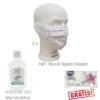 3x FMT Mund-Nasen-Maske Textil, Weiß/gepunktet, Waschbar 60°, 3-lagig, Öko-Tex, Mit Eingearbeitetem Vlies (65% Baumwolle, 35% Polyester) Mehrfach-Maske, Mit Gummiband, Marvitamed Handgel 80ml, Feuchttücher Gratis 2 3x FMT Mund-Nasen-Maske Textil, Weiß/gepunktet, Waschbar 60°, 3-lagig, Öko-Tex, Mit Eingearbeitetem Vlies (65% Baumwolle, 35% Polyester) Mehrfach-Maske, Mit Gummiband, Marvitamed Handgel 80ml, Feuchttücher Gratis -Coloplast Verkaufsgeschäft FMZT Box 1
