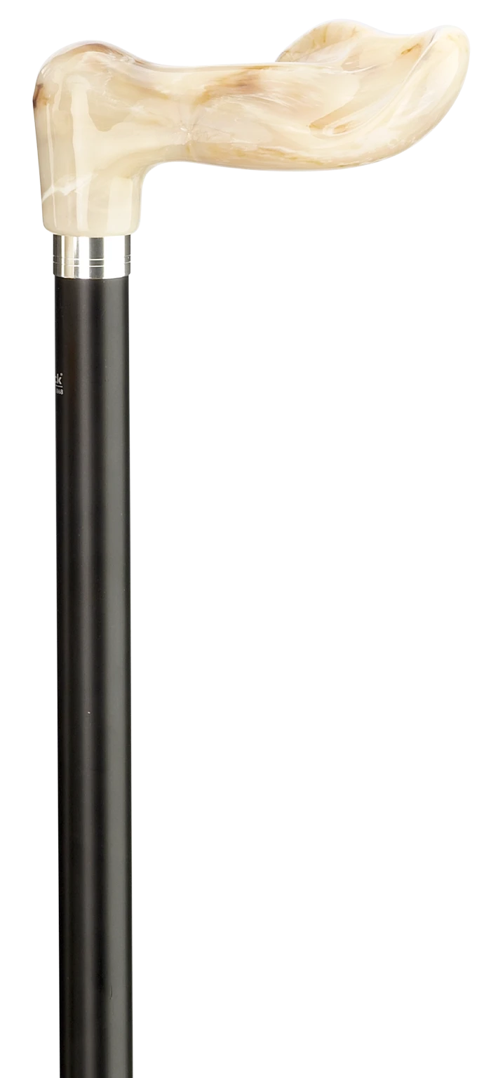 Fischerstock Marmoriert Aus Leichtmetall Von Stock-Sauer, Mit Anatomischem Handgriff (FISCHER-Griff), Verstellbar 75-100cm 4 Fischerstock Marmoriert Aus Leichtmetall Von Stock-Sauer, Mit Anatomischem Handgriff (FISCHER-Griff), Verstellbar 75-100cm – Bild 2