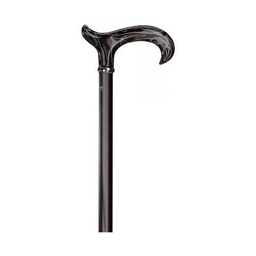 Gehstock Perlmutt Step-Derby, Café/creme, Alu Höhenverstellbar, Derbygriff Aus Acryl, Bronze 3 Gehstock Perlmutt Step-Derby, Café/creme, Alu Höhenverstellbar, Derbygriff Aus Acryl, Bronze