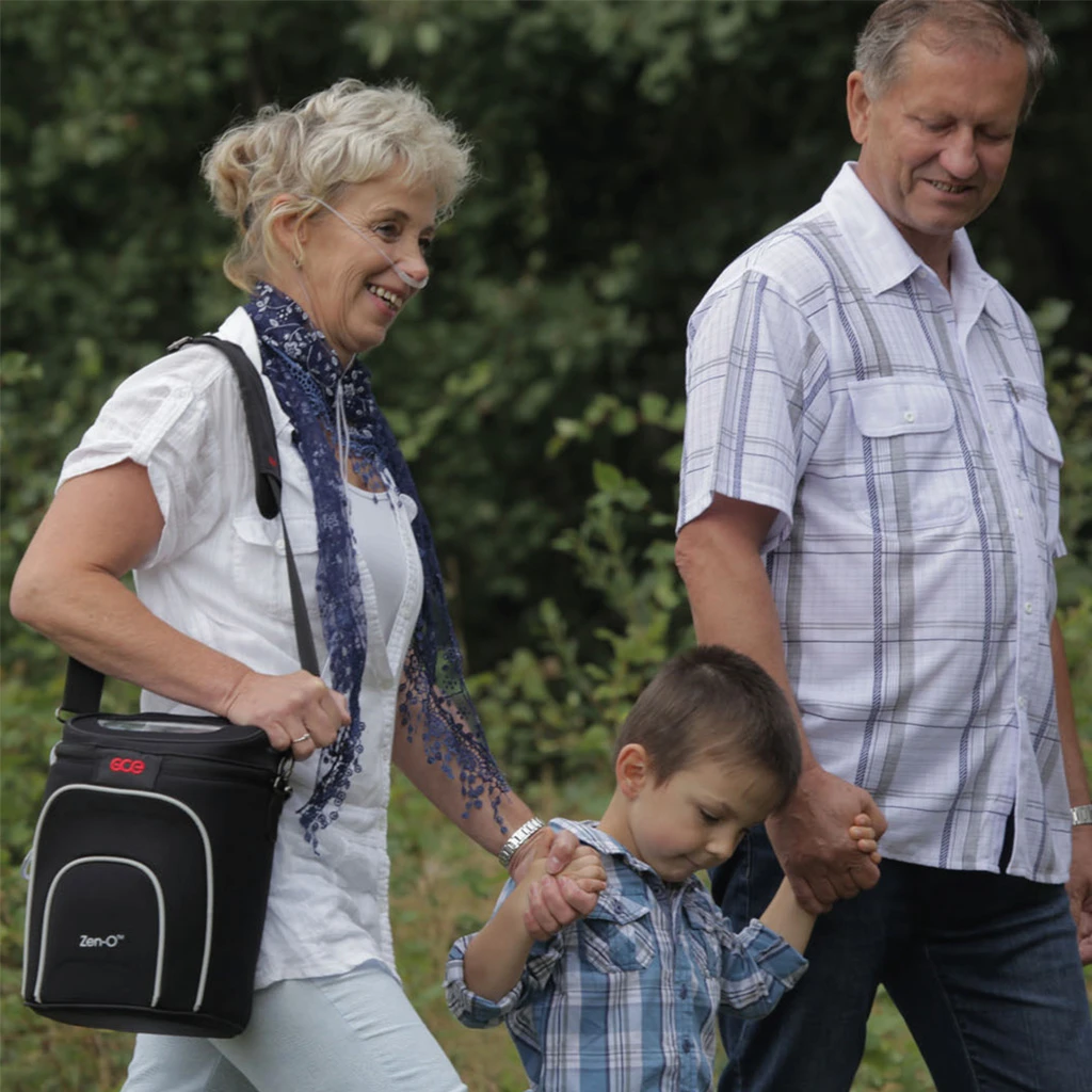 GCE ZEN-O (1 X Akku) Mobiler Sauerstoffkonzentrator, Mit Atemzugflow- Und Konstantflow Bis Zu 2 L/min., Komplettset Mit Tasche, Caddy, 1x12V Zellenakku, Netzkabel, 12V Adapter 9 GCE ZEN-O (1 X Akku) Mobiler Sauerstoffkonzentrator, Mit Atemzugflow- Und Konstantflow Bis Zu 2 L/min., Komplettset Mit Tasche, Caddy, 1x12V Zellenakku, Netzkabel, 12V Adapter – Bild 7