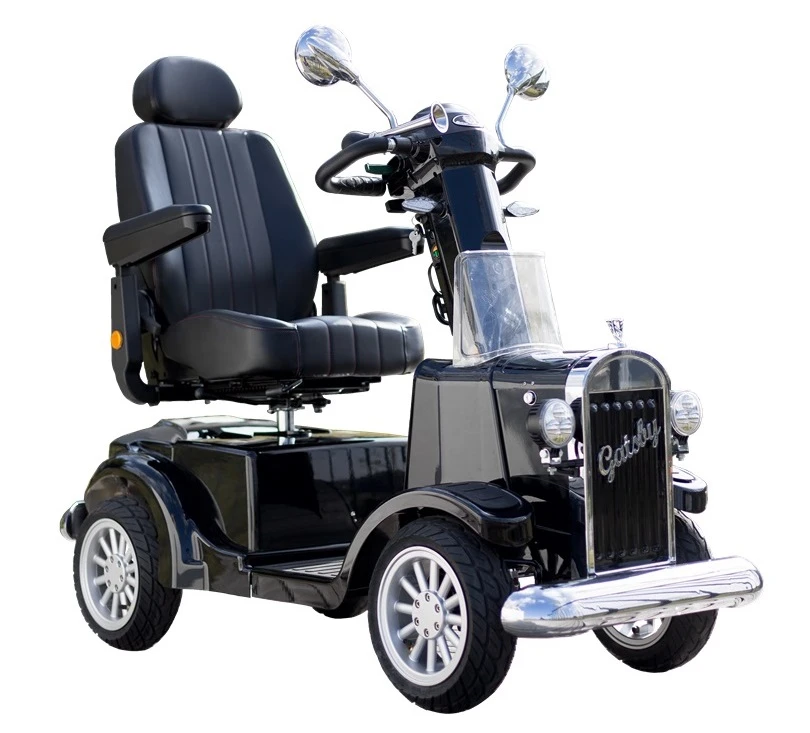 Elektromobil Gatsby Pro Vintage Style Mobil, Vollgefedert, Scooter 15 Km/h (75Ah), Bis 145kg Nutzergewicht,leistungsstarker 1400W Motor, Uvm. 4 Elektromobil Gatsby Pro Vintage Style Mobil, Vollgefedert, Scooter 15 Km/h (75Ah), Bis 145kg Nutzergewicht,leistungsstarker 1400W Motor, Uvm. – Bild 2