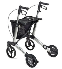 Sunrise Medical Gemino 30 (L) SpeedControl Rollator Komplett, Für Erwachsene Körpergröße 150-200cm, Gehwagen Inkl. Bremssystem Speedcontrol Fertig Montiert (Fliehkraftbremsen) -Coloplast Verkaufsgeschäft Gemino Speedcontrol 01 1