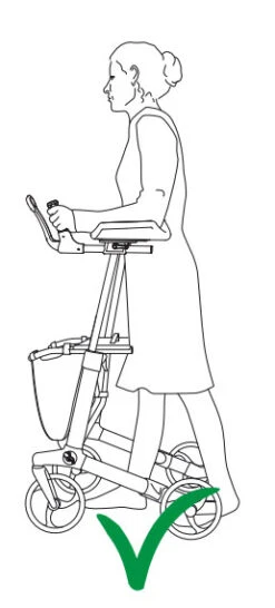 Sunrise Medical Gemino 60 Walker UAL, Outdoor-Rollator Mit Unterarmauflagen, Personengröße 150-200cm, Bis 130 Kg Belastbar -Coloplast Verkaufsgeschäft Gemino Walker 05 2 1 1