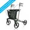 Sunrise Medical Gemino 30 M Titanium Rollator, Leichtgewichts-Rollator, Faltbar, Körpergröße 135-170cm, Bis 130kg -Coloplast Verkaufsgeschäft Gemino30m Fertig