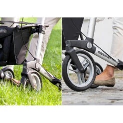 Sunrise Medical Gemino 60 Standard, Leichtgewichtsrollator, Outdoor-Gehwagen, Für Körpergroße 150-200cm -Coloplast Verkaufsgeschäft Gemino60 neu4 4