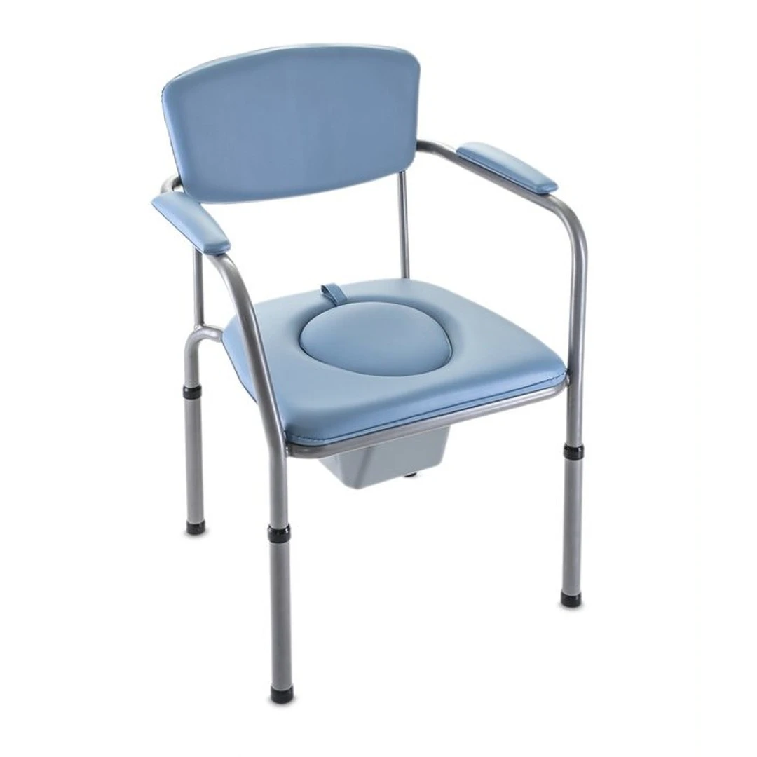 Toilettenstuhl H440 Omega Eco, Feststehend, Höhenverstellbar, Lavendelblau, Sitzhöhe Verstellbar, Sitzbreite 45cm, Bis 140kg 3 Toilettenstuhl H440 Omega Eco, Feststehend, Höhenverstellbar, Lavendelblau, Sitzhöhe Verstellbar, Sitzbreite 45cm, Bis 140kg