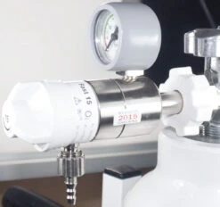 Aeroway Fast 15 Druckminderer Für Medizinische Sauerstoffflaschen, Sauerstoff-Dosierung Von 0-15 L/min. Hochdruckhandanschluss -Coloplast Verkaufsgeschäft HUM Aeroway Fast 15 01 2