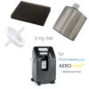 AEROvent Filter-Set D4, Bestehend Aus Grobfilter, Intakefilter LL, Bakterienausgangsfilter, Für DeVilbiss Compact 525KS Sauerstoffkonzentrator (3-tlg-Set) -Coloplast Verkaufsgeschäft HUM D4 Filterset