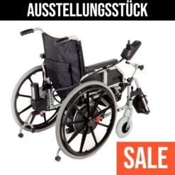 (AV) Heymer Rasant Elektrischer Selbstfahrantrieb, HMV, Elektromotor Inkl. Standard-Falt-Rollstuhl Komplett Fertig Vormontiert (Ausstellungsstück / 12 Monate Garantie)