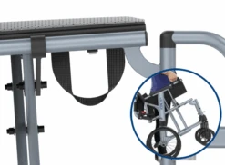 ICON 35 Ultra Lite LX-45-14 Rollstuhl, Schiebeversion 14"-Räder, Leichtgewichts-Transportrollstuhl Aus Aluminium, SB45cm, Inkl. Druckbremse, Inkl. Begleiterbremse, Inkl. Kippstützen, Ab 9kg (verstellbarer Armlehne) -Coloplast Verkaufsgeschäft ICON 35 Bx24 09 1