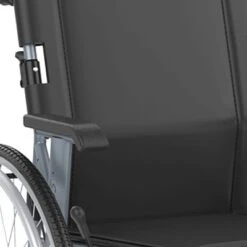 ICON 35 Ultra Lite BX-45-14 Rollstuhl, Schiebeversion 14"-Räder, Leichtgewichts-Transportrollstuhl Aus Aluminium, SB45cm, Inkl. Druckbremse, Inkl. Begleiterbremse, Inkl. Kippstützen, Ab 8.2kg -Coloplast Verkaufsgeschäft ICON 35 Ruecken