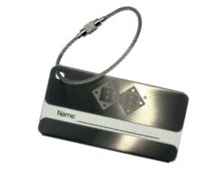 Bischoff & Bischoff Namensschild Für Rollator Silber