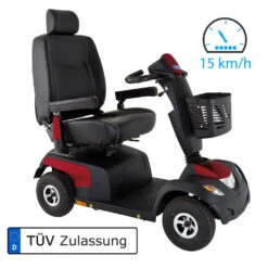 Elektromobil Invacare Comet PRO (Serie 23) TÜV, Rot,15 Km/h