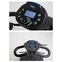 Elektromobil Invacare Comet PRO (Serie 23) TÜV, Silber, 15 Km/h -Coloplast Verkaufsgeschäft INV COMETPRO Display Lenker