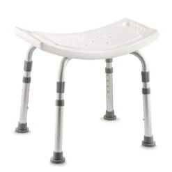 B&G (AV) Duro KD, Duschsitz Badhocker Ohne Rückenlehne, Bequem Und Sicher Duschen, Bis 130kg