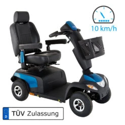 Invacare Orion PRO 10km/h TÜV, 4-Rad-E-Mobil, Elektromobil, Ein Himmelblaues Seniorenmobil, Invacare Scooter