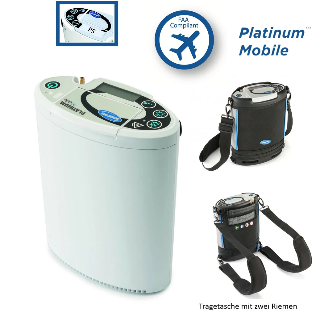 Invacare Platinum Mobile, O2 HMV, Der Mobile Sauerstoff-Konzentrator, O2-Sauerstoffgerät Tragbar, Mit 1 X Lithium-Ionen Akku 3 Invacare Platinum Mobile, O2 HMV, Der Mobile Sauerstoff-Konzentrator, O2-Sauerstoffgerät Tragbar, Mit 1 X Lithium-Ionen Akku