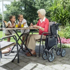 Invacare Dolomite Jazz 2 510, Rollator Leichtgewichtsrollator Nur 7,5 Kg, Sitzhöhe 55cm, Bis 150 Kg -Coloplast Verkaufsgeschäft Jazz Rollator neu2
