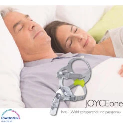 Löwenstein JOYCEone Nasenmaske, CPAP Maske Für Die Schlaftherapie, Die Original Joyce One Universal Nasalmaske, Inkl. Kopfband Mit Clips -Coloplast Verkaufsgeschäft Joyce One N IM01