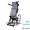 Karma SME 2in1 Manueller Aktiv-Rollstuhl Mit Integrierter Stehfunktion, Elektrische Stehfunktion Per Handschalter, Stehen Für Rollstuhlfahrer Bis 120kg -Coloplast Verkaufsgeschäft Karma SME