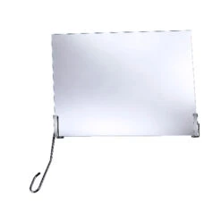 FRELU Kippspiegelgarnitur Mit Verstellhebel Links, Neigungswinkel 35°, Standardversion, Für Spiegel Bis H=50cm Und B=60cm Geeignet