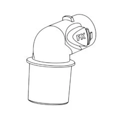 Kniestück Komplett Inkl. Drehadapter