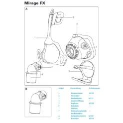 Resmed Mirage-fx CPAP-Nasenmaske, Mirage FX Standard-Universal CPAP-Maske, Komplett Mit SpringAir™-Maskenkissen, Soft-Touch-Kopfband Und Integriertem Ausatemventil 11 Resmed Mirage-fx CPAP-Nasenmaske, Mirage FX Standard-Universal CPAP-Maske, Komplett Mit SpringAir™-Maskenkissen, Soft-Touch-Kopfband Und Integriertem Ausatemventil -Coloplast Verkaufsgeschäft Kniestueck Mirage FX 2