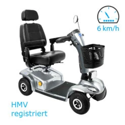Elektromobil Leo 6 Km/h Silber, (HMV) Scooter Von Invacare, Das Smarte Seniorenmobil/E-Mobil Leo HMV 18.51.05.1032