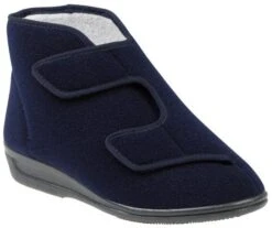 Liromed 477 Polyamid Verbandschuh, Farbe Marine, Futter: 100% Baumwolle & Silberausstattung