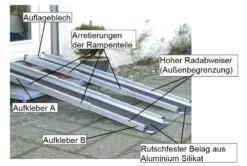 Mobilex Aluminium Rollstuhl-Teleskoprampe Alligator, 19 Cm, Versch. Längen (150-210-300cm), Bis 225 Kg Belastbar 11 Mobilex Aluminium Rollstuhl-Teleskoprampe Alligator, 19 Cm, Versch. Längen (150-210-300cm), Bis 225 Kg Belastbar -Coloplast Verkaufsgeschäft MOB TR Rampen Details