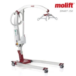 Molift Smart 150 Mobiler Patientenlifter Leichtgewichts-Hebelift, Mobil Und Leistungsstark, Inkl. 4-Punkt-Hebearm