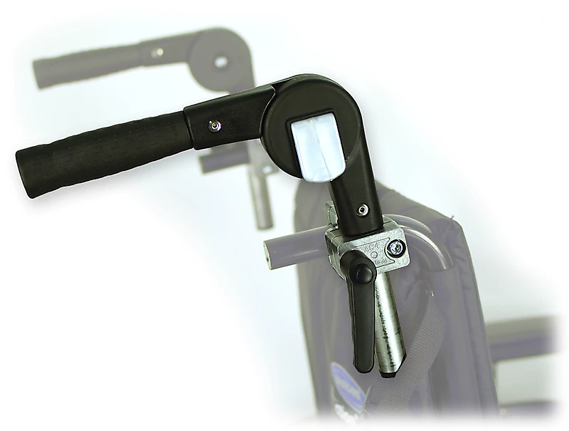 Rollstuhl Schiebegriff-Erhöhung (Paar) Abklappbar Höhenverstellbar, Zum Nachträglichen Anbau 4 Rollstuhl Schiebegriff-Erhöhung (Paar) Abklappbar Höhenverstellbar, Zum Nachträglichen Anbau – Bild 2