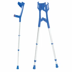 Rebotec Magic Soft Unterarmgehstütze, Gehhilfe, Krücke Mit Softgriff Und Abstellsystem (ein Paar)