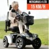 Mercurius 4 LTD 15km/h Scooter, Elektromobil 15 Km/h Mit Sportfelgen, LCD-Display, Unser Outdoorscooter Mit 75Ah Akkus Und 1000W Motor, 3 Jahre Wartung+Inspektion Im Wert Von 357€ Inklusive* -Coloplast Verkaufsgeschäft Mercurius 4 LTD 01