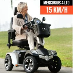 Mercurius 4 LTD 15km/h Scooter, Elektromobil 15 Km/h Mit Sportfelgen, LCD-Display, Unser Outdoorscooter Mit 75Ah Akkus Und 1000W Motor, 3 Jahre Wartung+Inspektion Im Wert Von 357€ Inklusive*