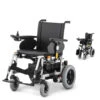 Meyra Clou Elektrorollstuhl 9.501, Faltbar, Indoor E-Stuhl, Wartungsfreie Akkus, 2x180W Motor, 6 Km/h, SB 38-55, Belastbar Bis 120 Kg -Coloplast Verkaufsgeschäft Meyra Clou 01