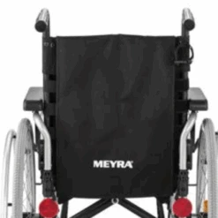 Meyra Eurochair 2 Rollstuhl Leichtgewicht Inkl. Premium-Ausstattung, Sicherheitsgurt, Stützrollen, Stockhalter, Sitzkissen, Bis 130kg Personengewicht -Coloplast Verkaufsgeschäft Meyra Ruecken
