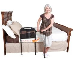 Bettgriff Mobi-Rail Von Rehastage, Mit Standbeinen U. Ausstellarm -Coloplast Verkaufsgeschäft Mobi Rail3 2