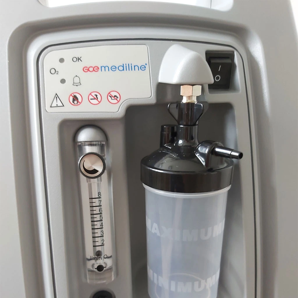 GCE Nuvo 8 Sauerstoffkonzentrator, 8L/min., Stärkere Leistung, Leiser Betrieb, HIGH FLOW O2-Gerät, Zur Langzeit-Sauerstofftherapie (LOT) (AV) 6 GCE Nuvo 8 Sauerstoffkonzentrator, 8L/min., Stärkere Leistung, Leiser Betrieb, HIGH FLOW O2-Gerät, Zur Langzeit-Sauerstofftherapie (LOT) (AV) – Bild 4