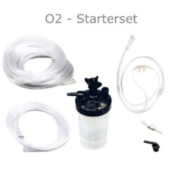 MIETEN = Sauerstoffkonzentrator Bis 5L/min., Sauerstoffgerät Mit O2-Starterset Inkl. FireSafe, Anfeuchter, O2-Nasenbrille Und Sauerstoff-Atemmaske (Wochen-Miet-Pauschale) -Coloplast Verkaufsgeschäft O2 Startset 1