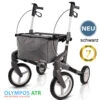 TOPRO Olympos ATR Rollator, M (Benutzergröße 150–195 Cm), Schwarz, Mit Offroad-Räder, Der Outdoor Rollator, Faltbar, Leichtgewicht, Bis 150kg 2 TOPRO Olympos ATR Rollator, M (Benutzergröße 150–195 Cm), Schwarz, Mit Offroad-Räder, Der Outdoor Rollator, Faltbar, Leichtgewicht, Bis 150kg -Coloplast Verkaufsgeschäft Olympos ATR schwarz 00