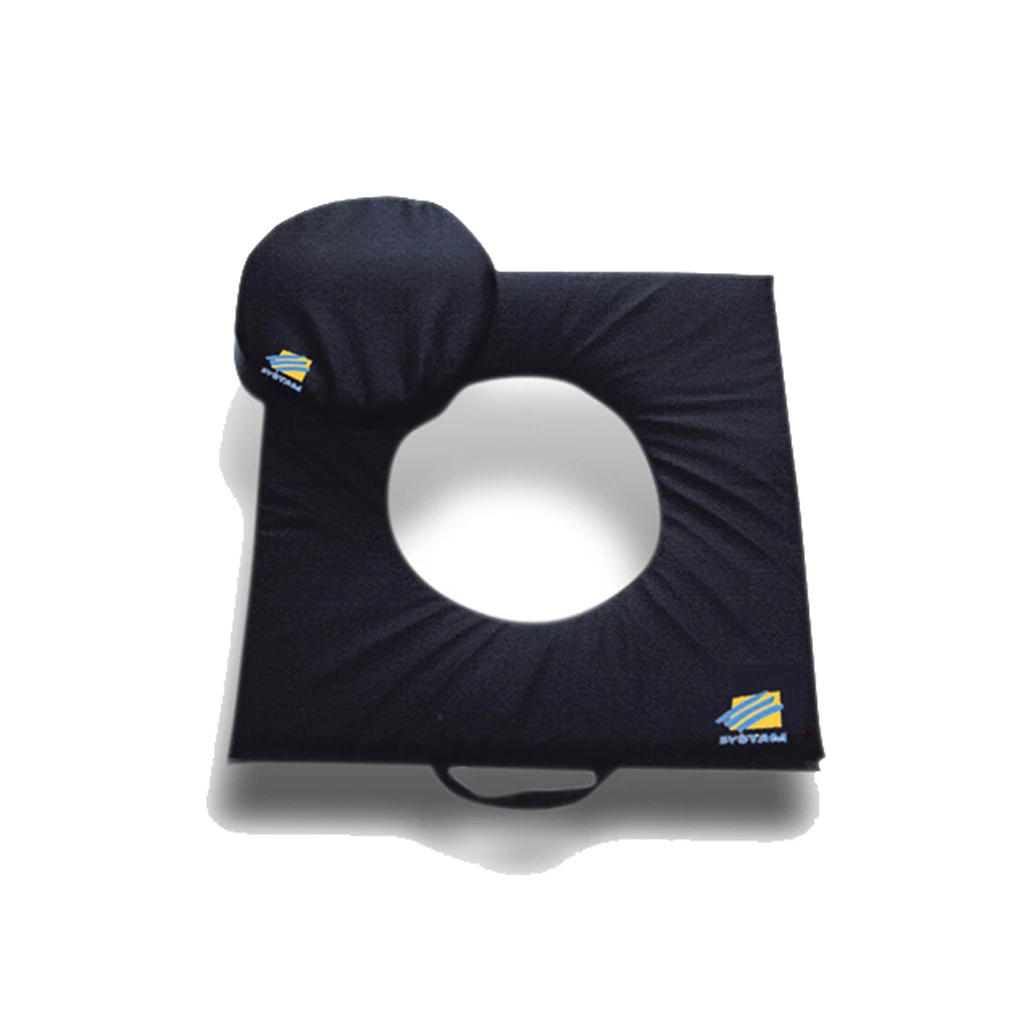 Systam P313C Gelkissen Mit Herausnehmbarem Mittelkissen, Das Sitzkissen Für Rollstuhl Und Toilettenstuhl, 40x40cm 3 Systam P313C Gelkissen Mit Herausnehmbarem Mittelkissen, Das Sitzkissen Für Rollstuhl Und Toilettenstuhl, 40x40cm