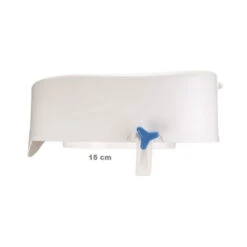 Toilettensitzerhöhung Rehotec Mit Deckel, 15cm (extra Hoch) Bis 180kg Belastbar, Einfache Montage Ohne Werkzeug -Coloplast Verkaufsgeschäft PHA Rehotec 15b