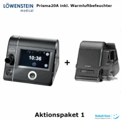 Löwenstein Prisma20A APAP Schlafapnoetherapiegerät Mit Touchscreen Bedienung - Aktionspaket 1 (inkl. Warmluftbefeuchter)