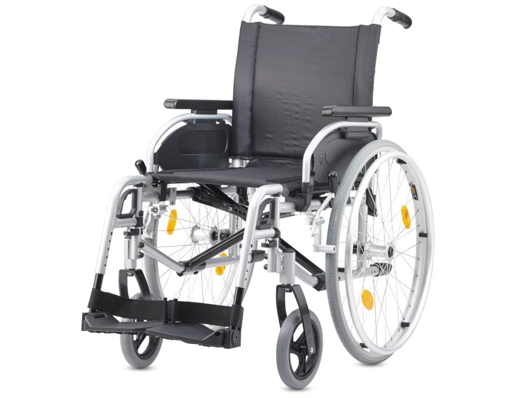 Bischoff & Bischoff Pyro Start Plus+ Leichtgewichts-Rollstuhl, Silber, Alu-Faltrollstuhl (wieder Lieferbar Ab Oktober) 4 Bischoff & Bischoff Pyro Start Plus+ Leichtgewichts-Rollstuhl, Silber, Alu-Faltrollstuhl (wieder Lieferbar Ab Oktober) – Bild 2