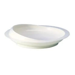 Teller Mit Randerhöhung Und Saugnapf, Weiß, Rutschfest, Ca, 24cm