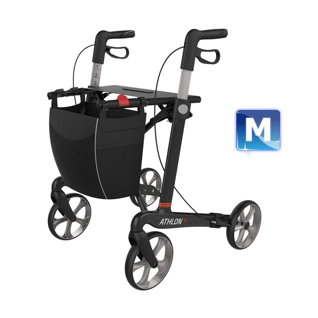 Athlon SL Superleicht Carbon-Rollator, Original Carbon Black Edition 6 Athlon SL Superleicht Carbon-Rollator, Original Carbon Black Edition – Bild 4