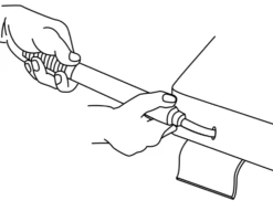 Roho Luftpumpe 1-Weg Für Sitzkissen, Handpumpe Für Alle ROHO Kissen -Coloplast Verkaufsgeschäft ROHO Pumpe Anwendung 1
