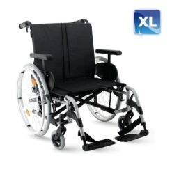 Sunrise Medical Breezy RubiX² XL-Rollstuhl, Leichtgewicht, Alu-Faltrollstuhl, SB 52-56-60cm, Bis 170 Kg